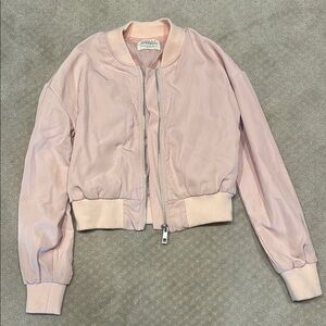 Pink Bomber Jacket Size M